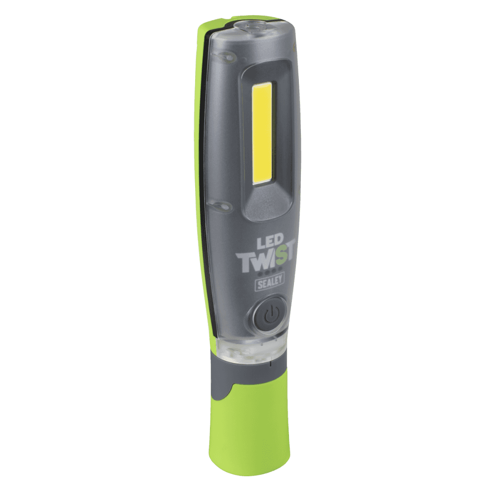 LED Twist Rechargeable Inspection Light Green Model No- LED2001G