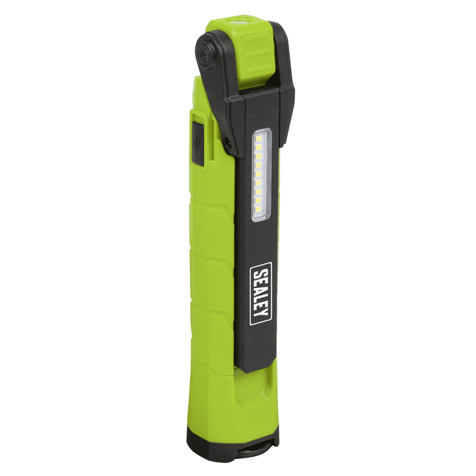Rechargeable 360° Inspection Light 10W & 2 x 4W SMD LED - Green : Model No- LED3605G
