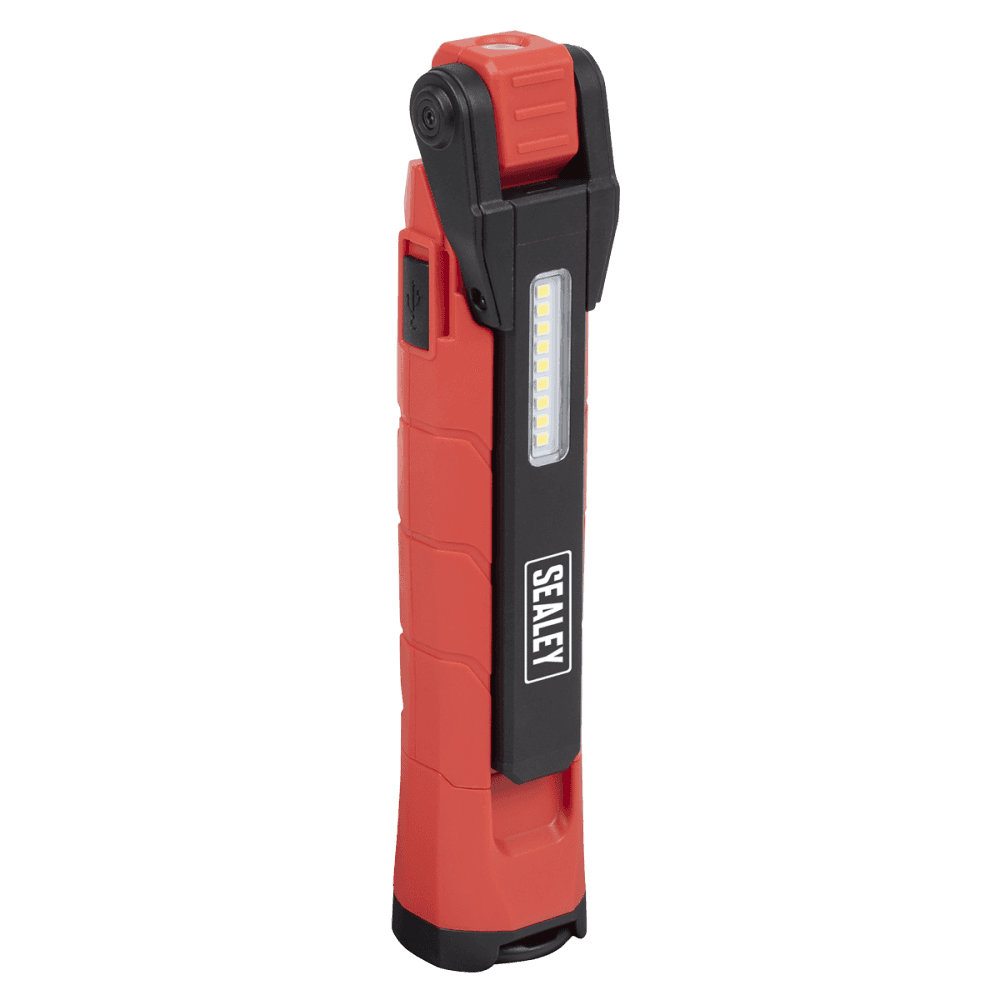 Rechargeable 360° Inspection Light 10W & 2 x 4W SMD LED - Red : Model No- LED3605R
