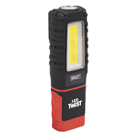 LED Twist Rechargeable Inspection Light 5W COB & 1W SMD Model No- LED601