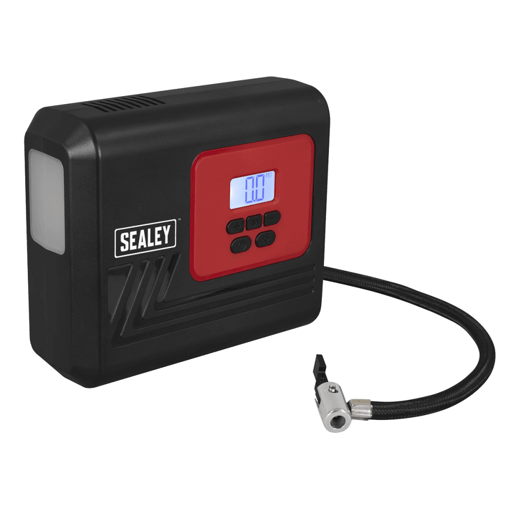 Tyre Inflator with Worklight 12V Model No- MAC12D