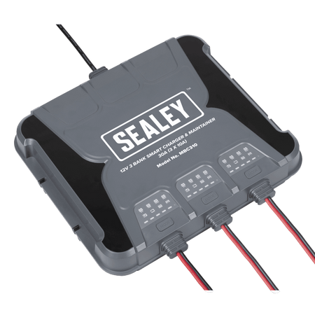 3 Bank 12V Smart Charger & Maintainer 30A (3 x 10A) Model No- MBC310