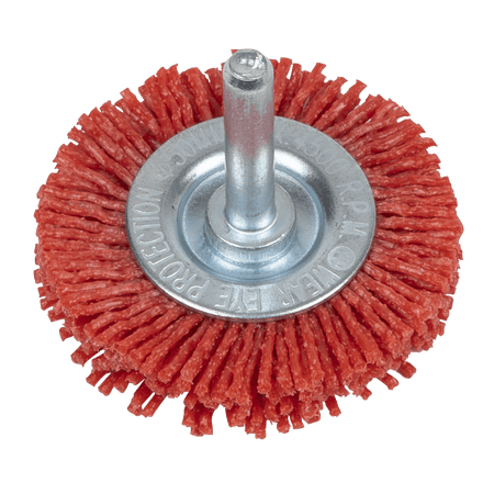 50mm Nylon Filament Circular Brush with 6mm Shaft Model No- NFBC50