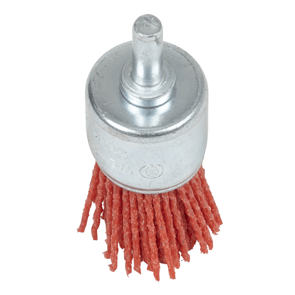25mm Nylon Filament End Brush with 6mm Shaft Model No- NFBE25