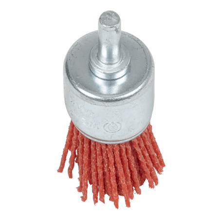 25mm Nylon Filament End Brush with 6mm Shaft Model No- NFBE25