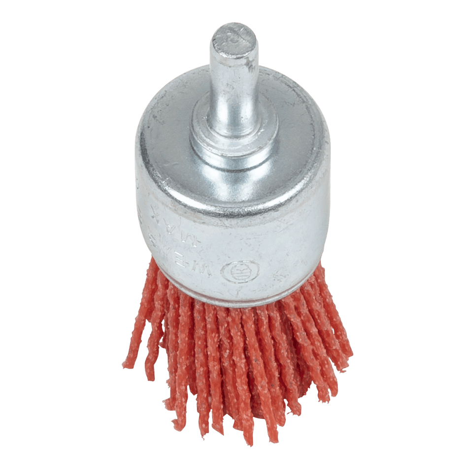 25mm Nylon Filament End Brush with 6mm Shaft Model No- NFBE25