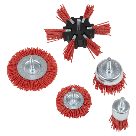 Nylon Filament 5pc Brush Set Model No- NFBS05