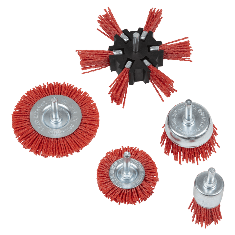 Nylon Filament 5pc Brush Set Model No- NFBS05
