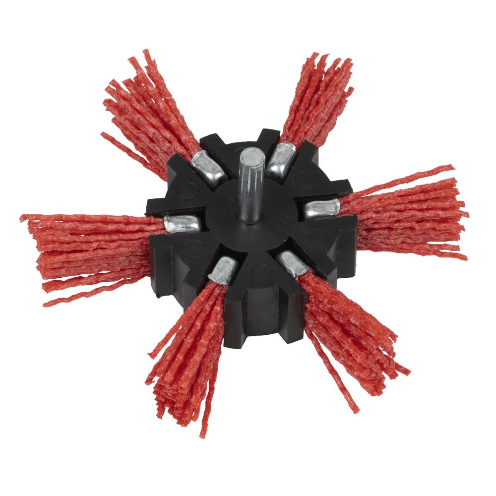 100mm Nylon Filament Strip Brush with 6mm Shaft Model No- NFBS100
