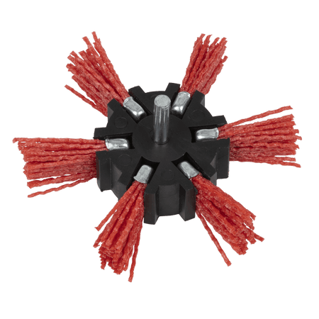 100mm Nylon Filament Strip Brush with 6mm Shaft Model No- NFBS100