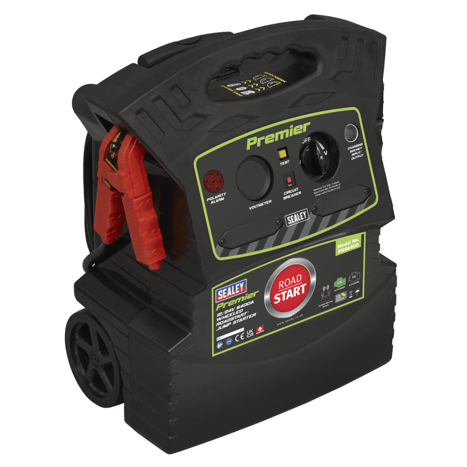 12/24V Premier RoadStart Jump Starter 6400A Model No- PRS6400