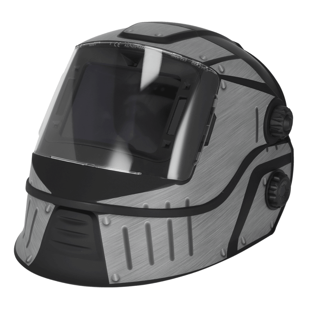 Auto Darkening Solar Powered Flip-Up Welding Helmet Shade 9-13 Model No- PWH603