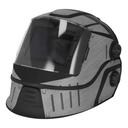Auto Darkening Solar Powered Flip-Up Welding Helmet Shade 9-13 Model No- PWH603