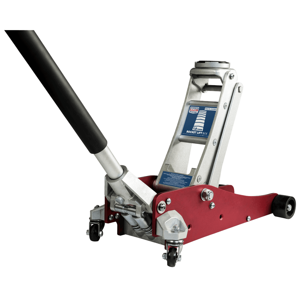 Premier Low Profile Aluminium Trolley Jack with Rocket Lift 1.8 Tonne Model No- RJA1800