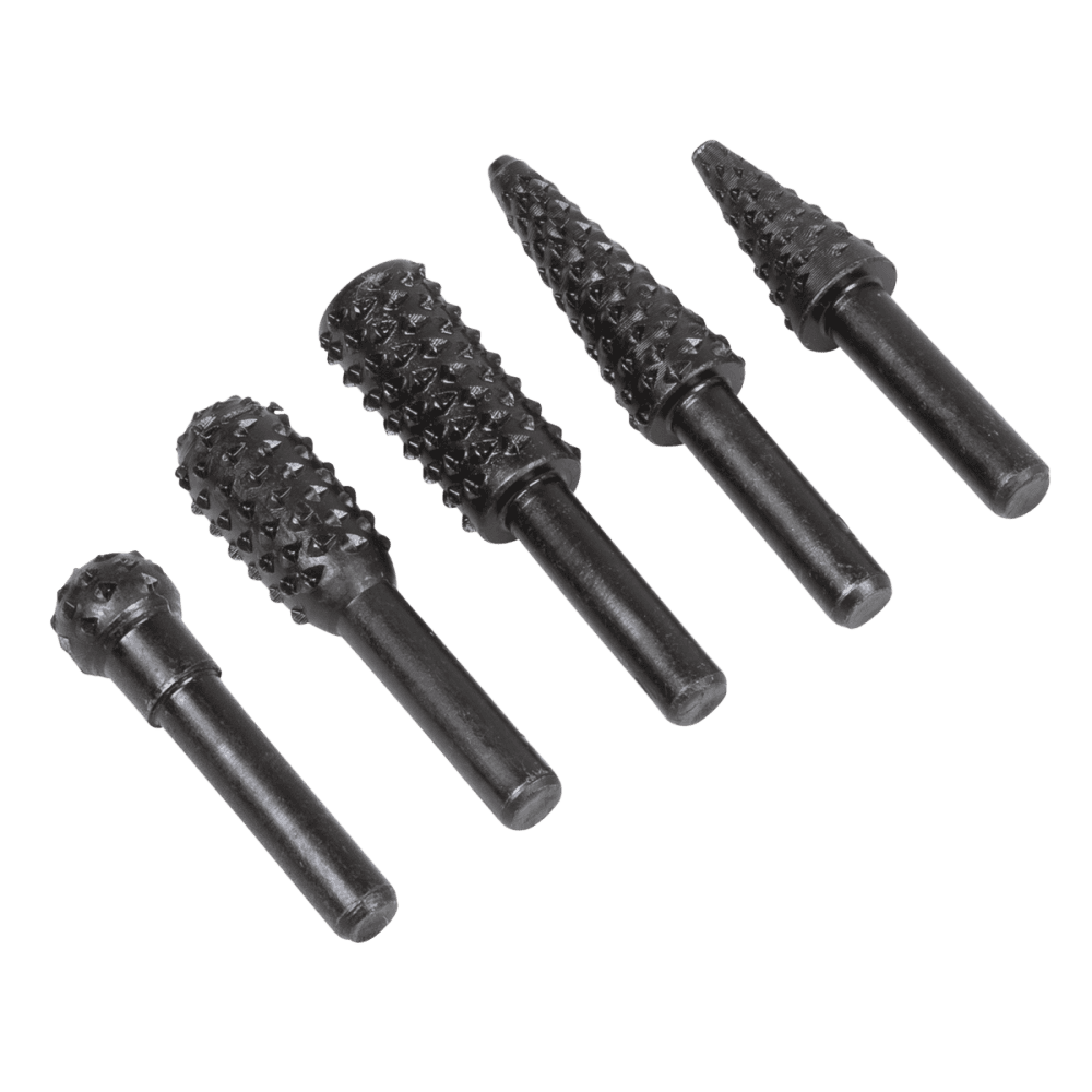 Rotary Burr Rasp Drill Bit Set 5pc Model No- RWBS5