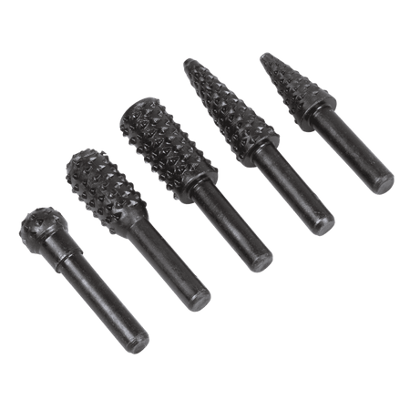 Rotary Burr Rasp Drill Bit Set 5pc Model No- RWBS5