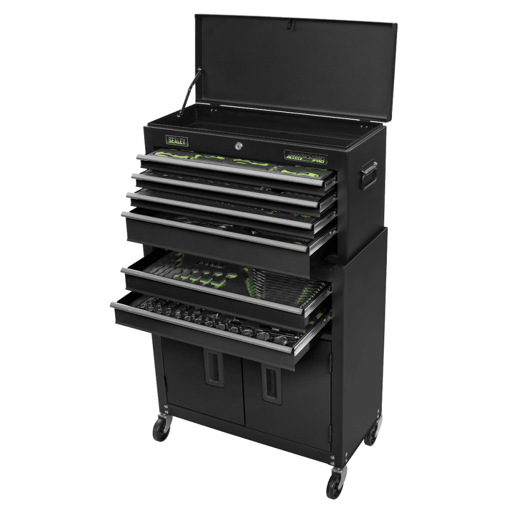 Top Chest & Rollcab Combination 6 Drawer with Tool Kit 247pc Model No- S01267