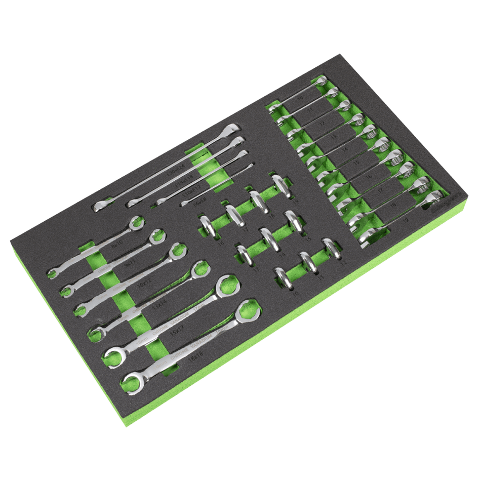 Siegen Specialised Spanner Set with Tool Tray 30pc Model No- S01274