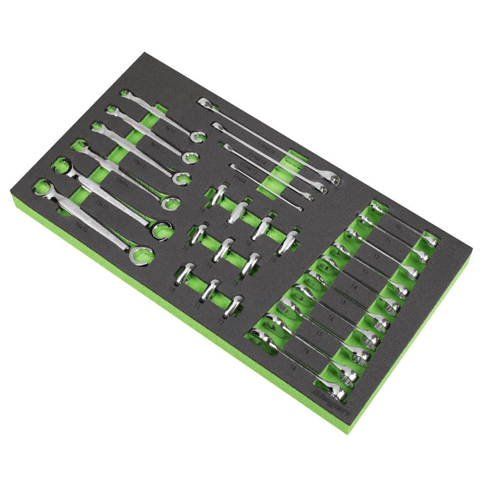 Siegen Specialised Spanner Set with Tool Tray 30pc Model No- S01274