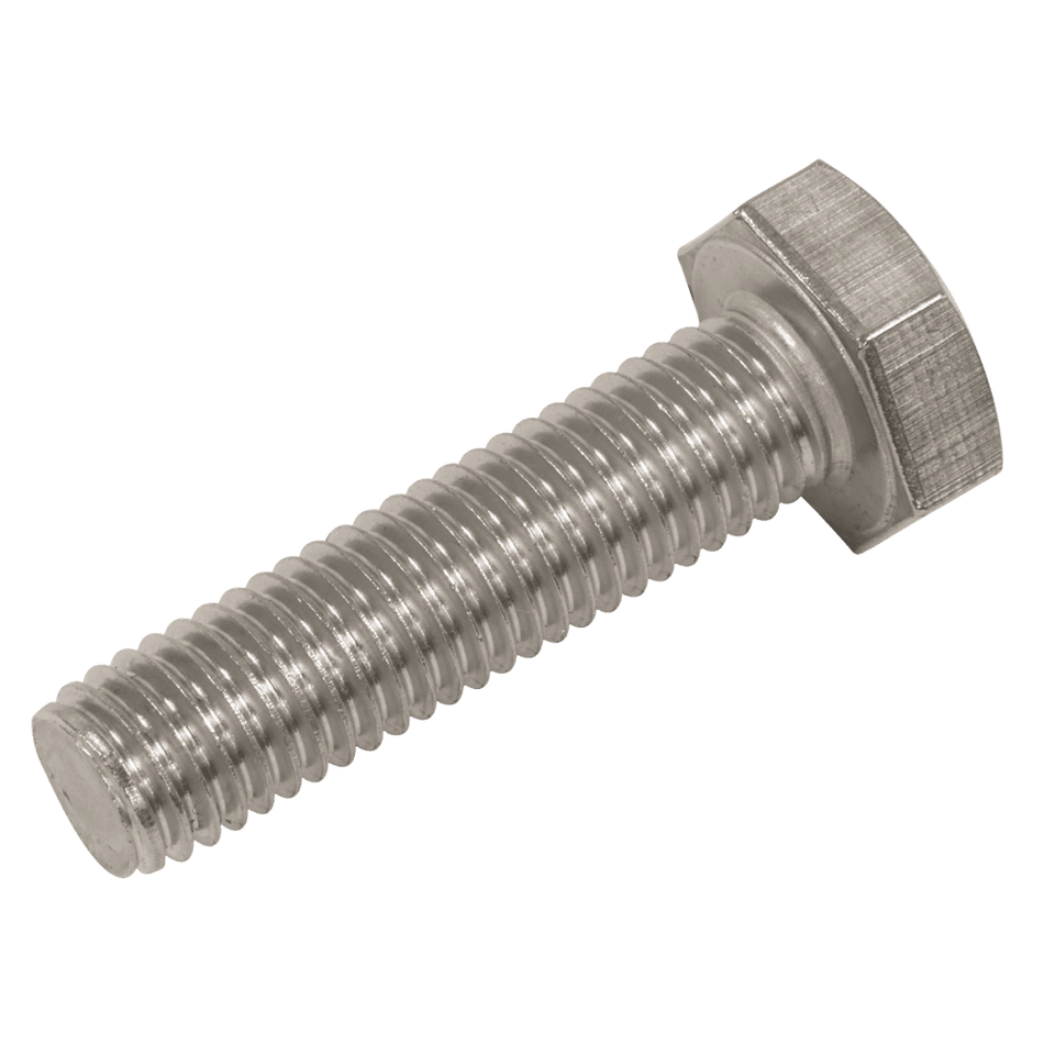 Stainless Steel Hex Head Set Screw DIN 933 - M10 X 40 A2 - Pack of 25 Model No- S1040