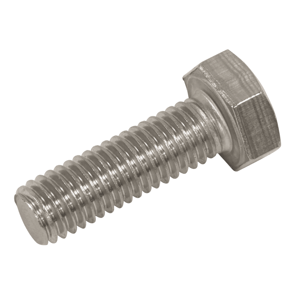 Stainless Steel Hex Head Set Screw DIN 933 - M8 X 25 A2 - Pack of 50 Model No- S825S