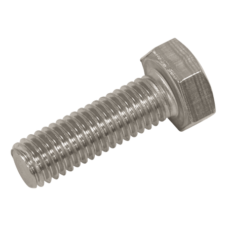 Stainless Steel Hex Head Set Screw DIN 933 - M8 X 25 A2 - Pack of 50 Model No- S825S