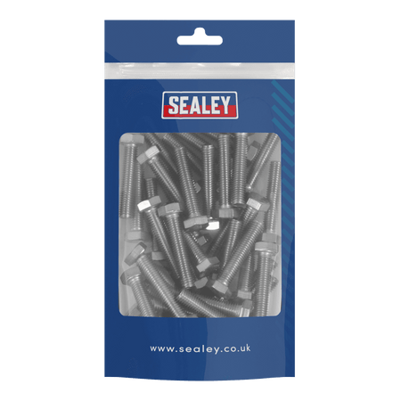 Stainless Steel Set Screw M8 x 1.25 Pitch, DIN 933 - Pack of 50 Model No- S840S