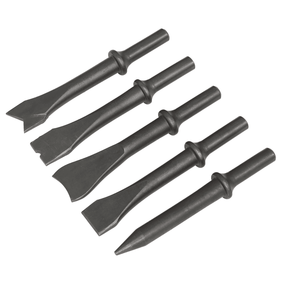 Air Hammer Chisel Set 120mm 5pc Model No- SA12C