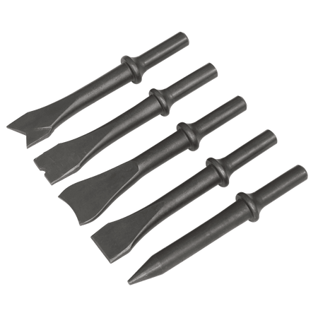 Air Hammer Chisel Set 120mm 5pc Model No- SA12C