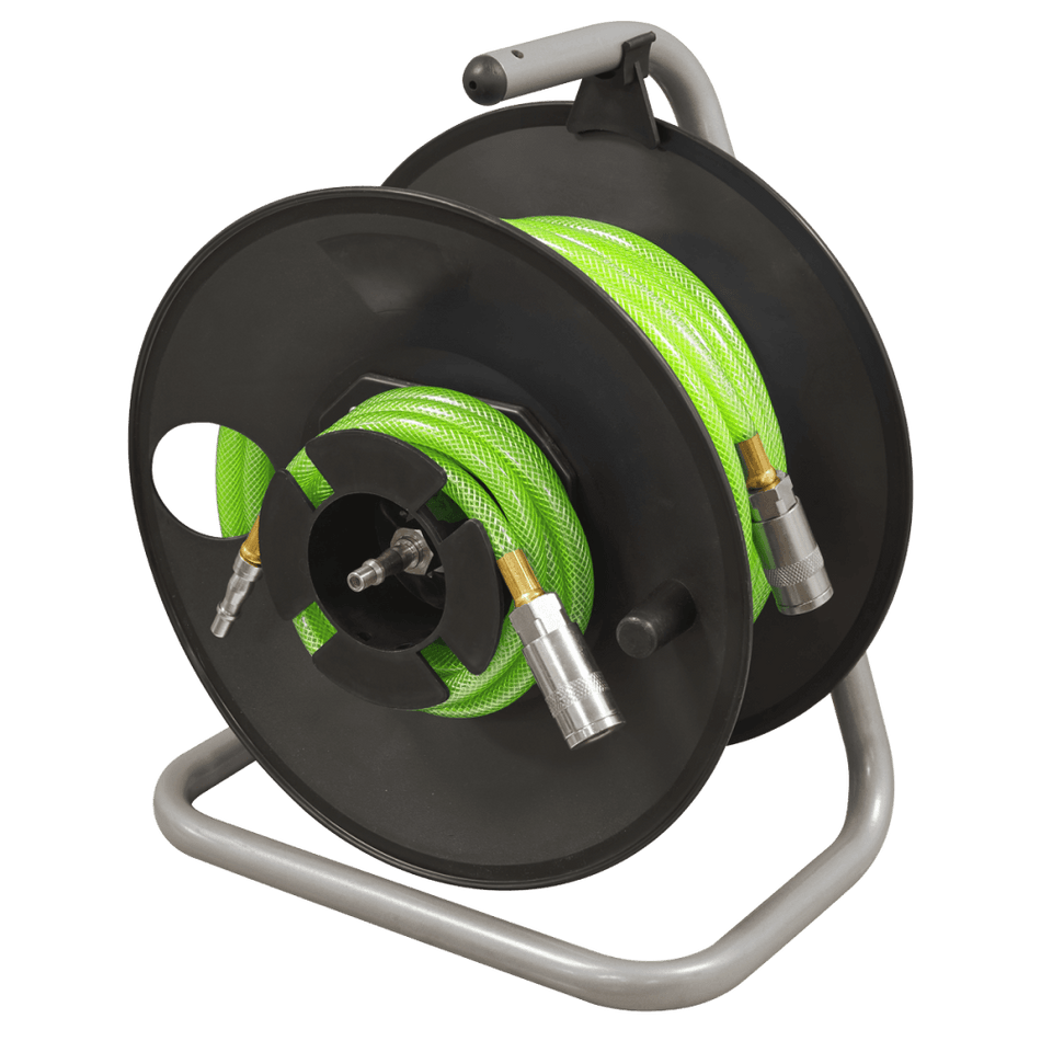 20m Portable Manual Air Hose Reel 6mm ID Model No- SA825
