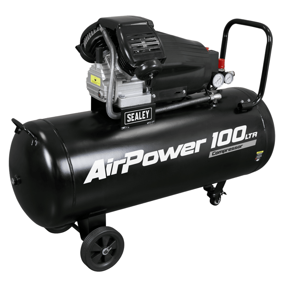100L V-Twin Direct Drive Air Compressor 3hp Model No- SAC10030VA