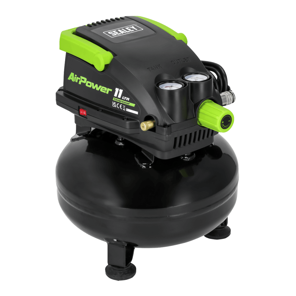 11L Oil Free Direct Drive Air Compressor 0.5hp Model No- SAC1100
