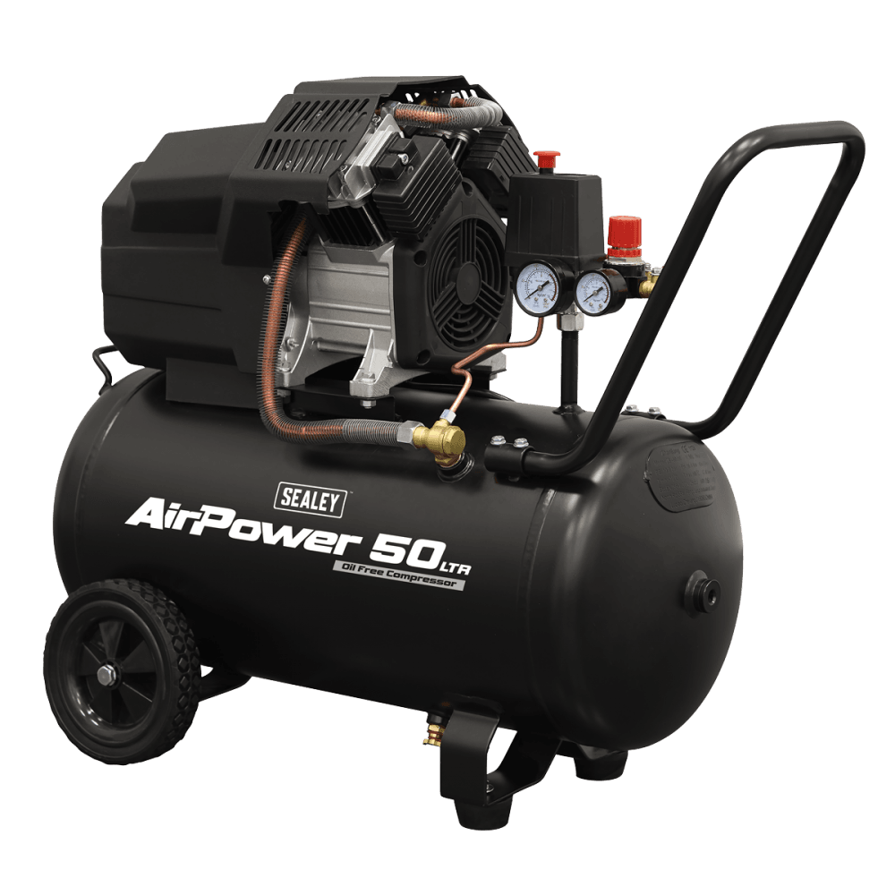 Air Compressor 50L V-Twin Oil Free Direct Drive 3hp Model No- SAC5002