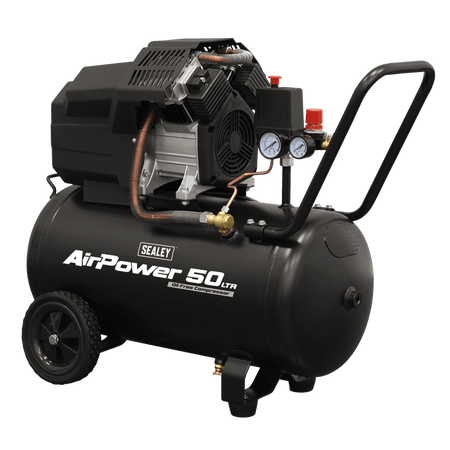 Air Compressor 50L V-Twin Oil Free Direct Drive 3hp Model No- SAC5002