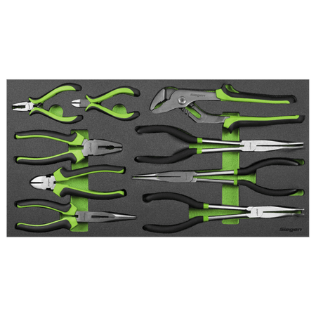 Siegen Pliers Set with Tool Tray 9pc Model No- S01277