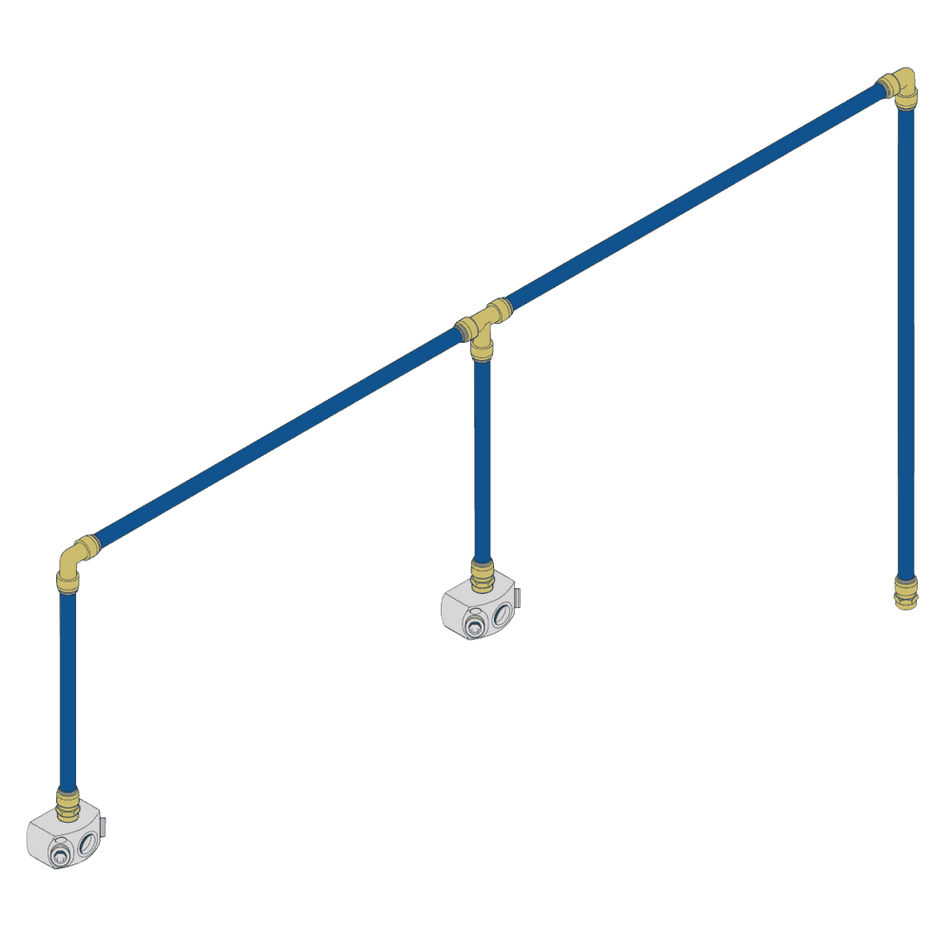 SharkBite® 12m 2-Drop Air Supply System Kit 28mm : Model No- SBAKIT228