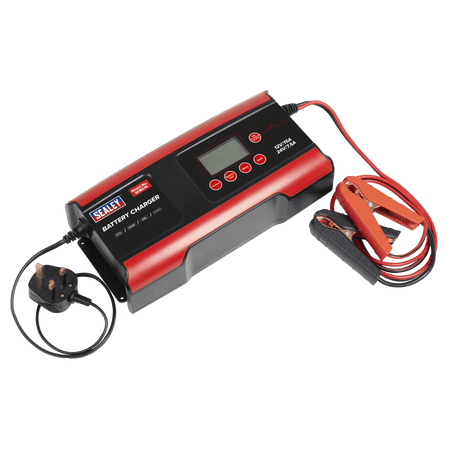 12/24V Compact Smart Battery Charger & Maintainer 15A Model No- SCBC15