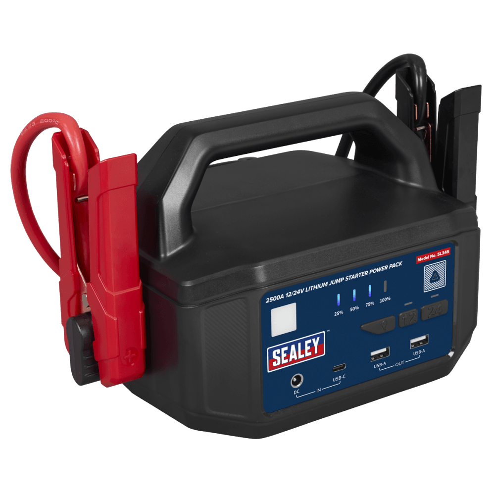 2500A 12/24V Lithium Jump Starter Power Pack Model No- SL34S