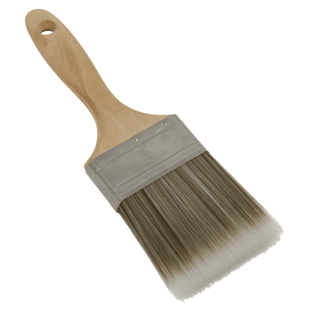 Wooden Handle Paint Brush 76mm Model No- SPBS76W