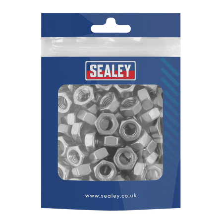 Stainless Steel Full Nut M8 x 1.25 pitch, DIN 934 - Pack of 100 Model No- SS8