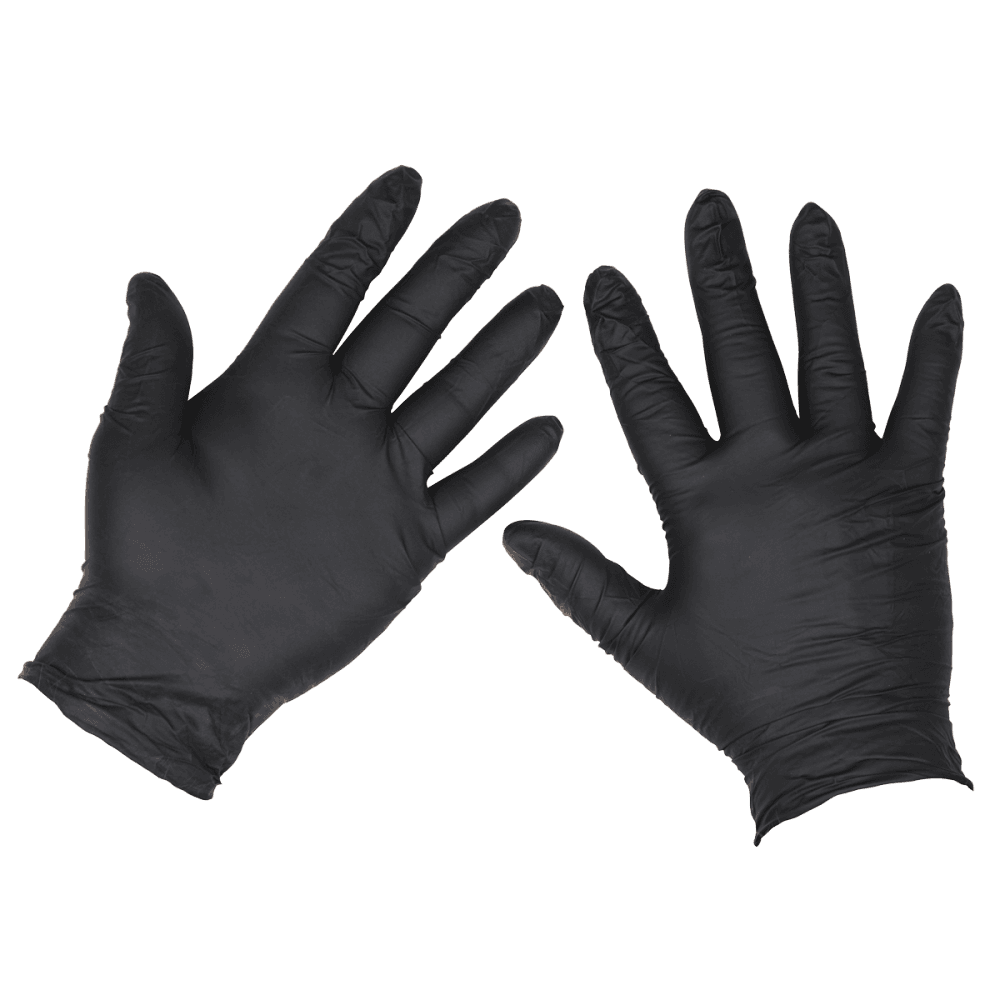 Extra Thick Powder-Free Disposable Nitrile Gloves, X-Large - Pack of 100 Model No- SSP60XL
