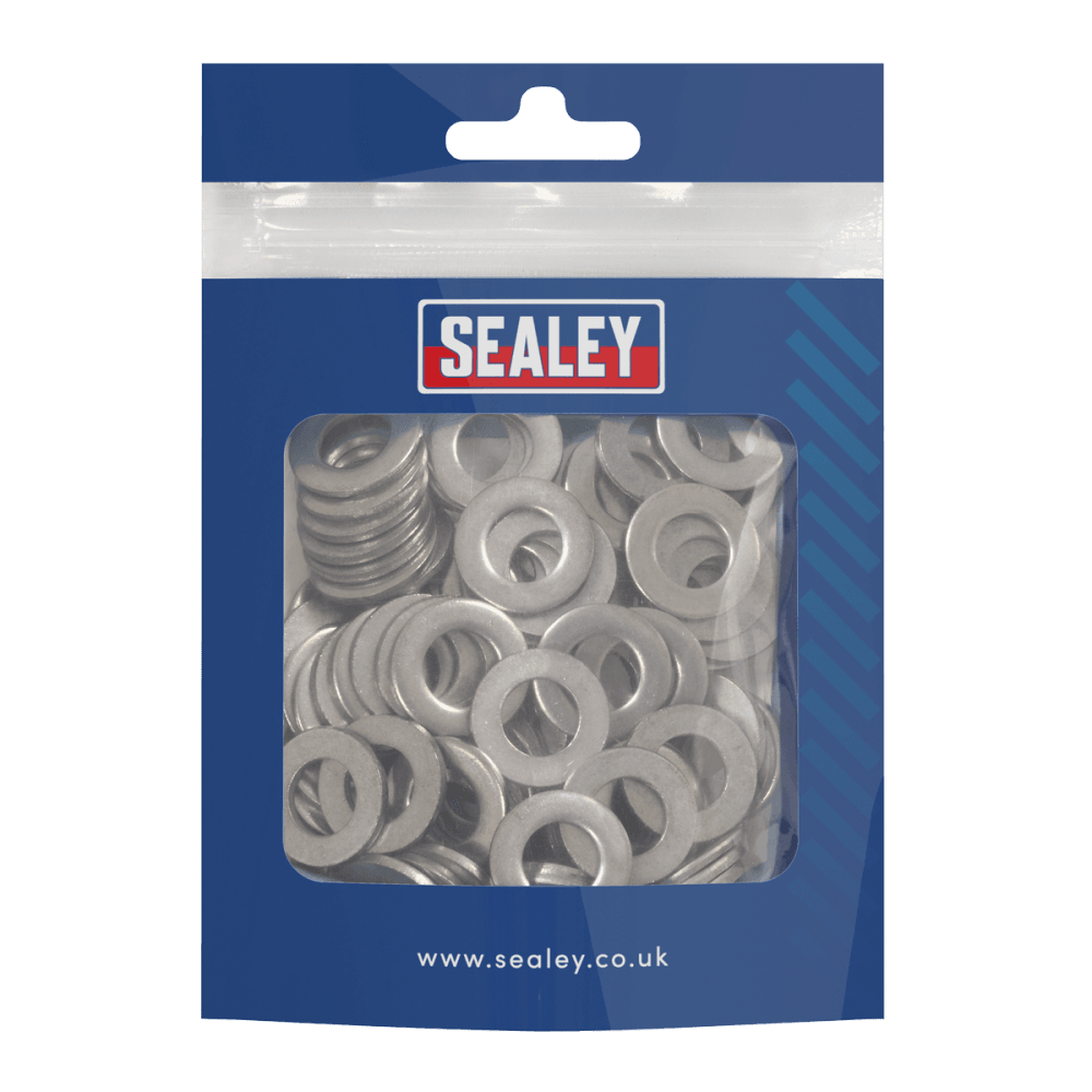 Stainless Steel Flat Washer M10 A2, DIN 125 - Pack of 100 Model No- SSW10