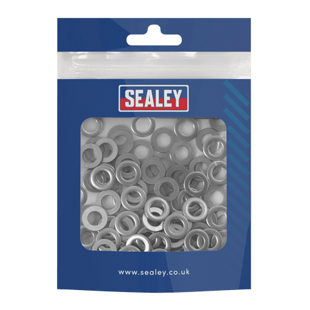 Flat Washer Stainless Steel M6, DIN 125 - Pack of 100 Model No- SSW6