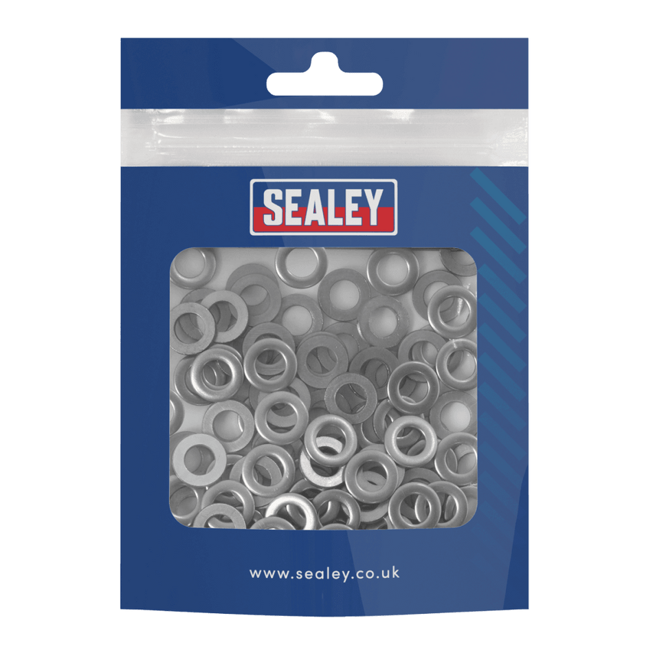Flat Washer Stainless Steel M6, DIN 125 - Pack of 100 Model No- SSW6