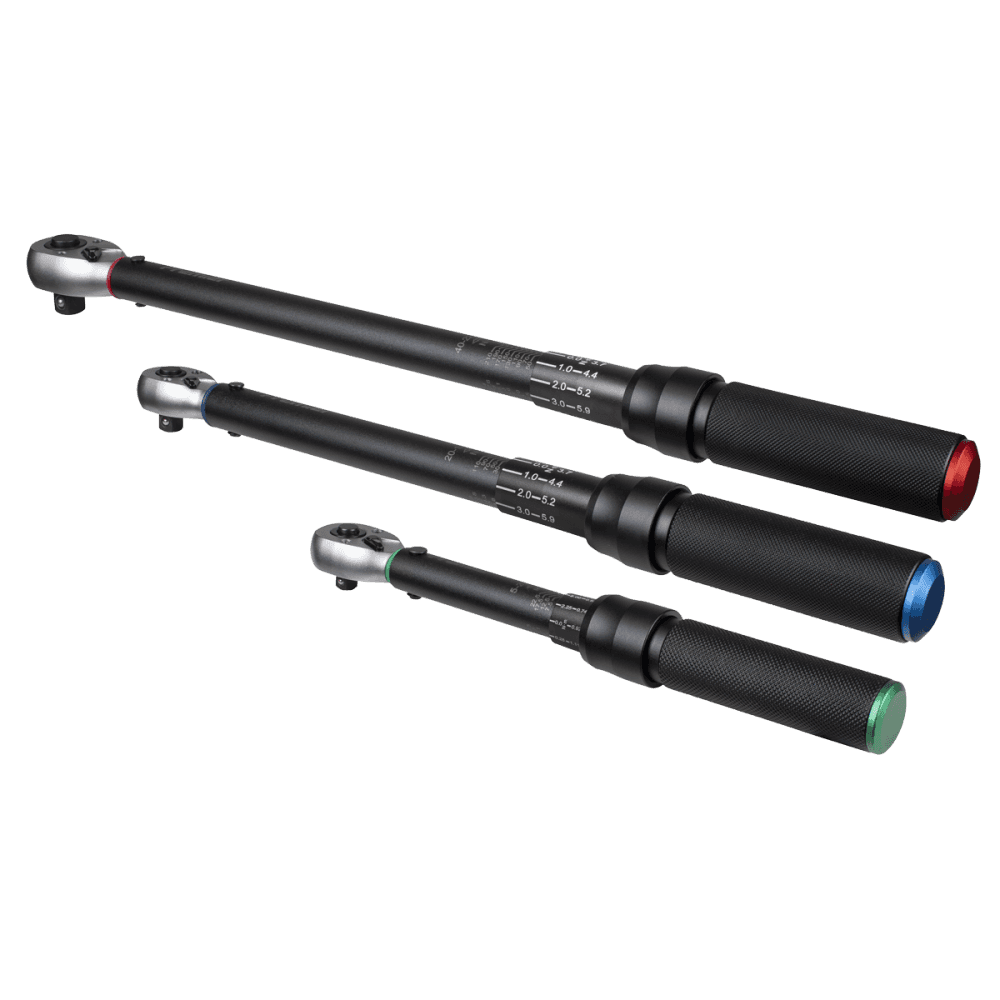 Torque Wrench Micrometer 3pc Set – Premier Black : Model No- STW900SETB