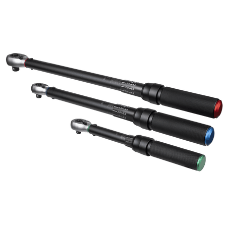 Torque Wrench Micrometer 3pc Set – Premier Black : Model No- STW900SETB
