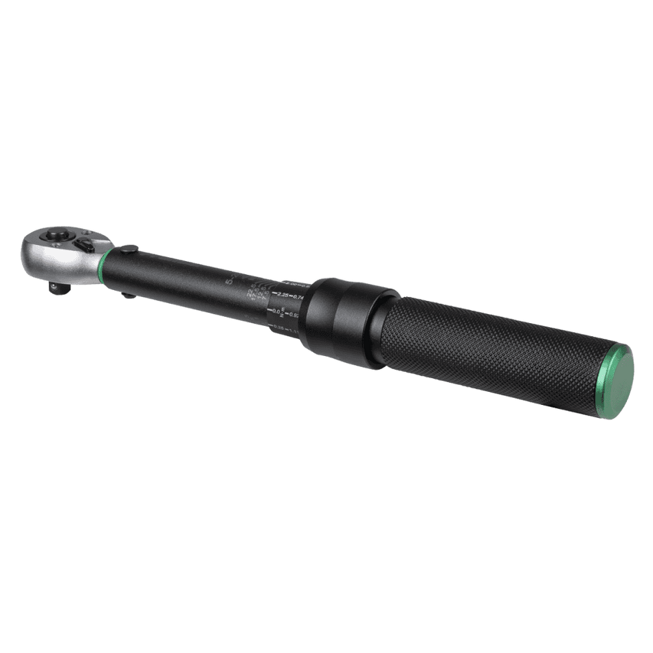 Premier Black Calibrated Micrometer Torque Wrench 1/4"Sq Drive 5-25Nm : Model No- STW901B