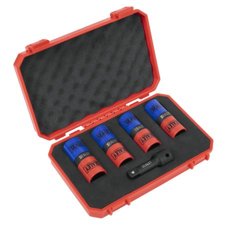 Double Ended Alloy Wheel Impact Socket Set 1/2"Sq Drive 5pc Model No- SX1820S