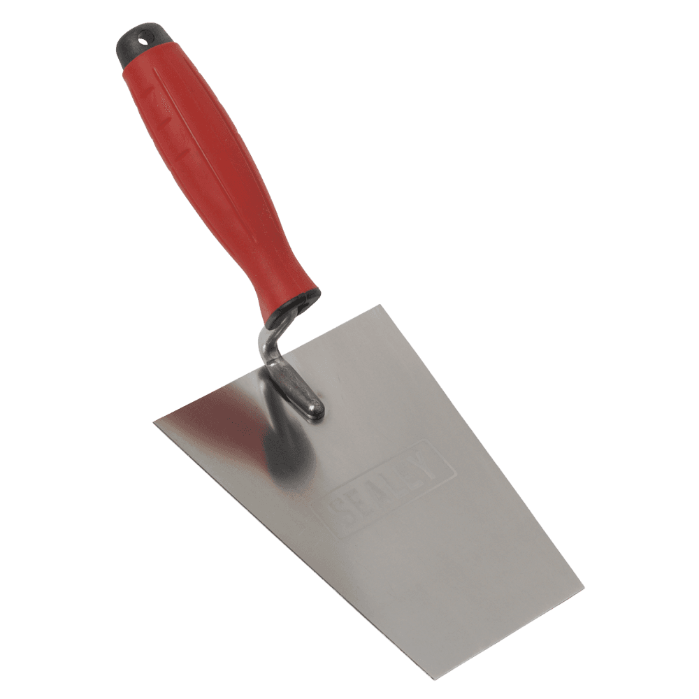 Stainless Steel Masonry Trowel with Rubber Handle 160mm Model No- T1203