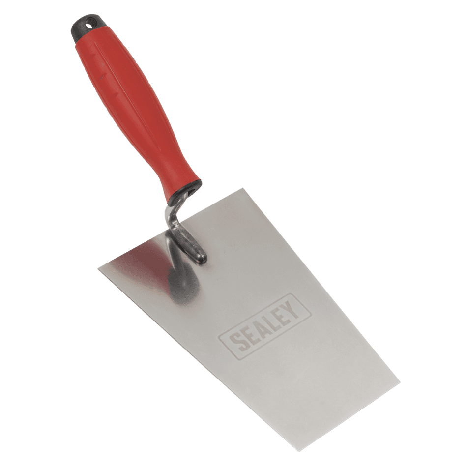 Stainless Steel Bucket Trowel with Rubber Handle 180mm Model No- T1204
